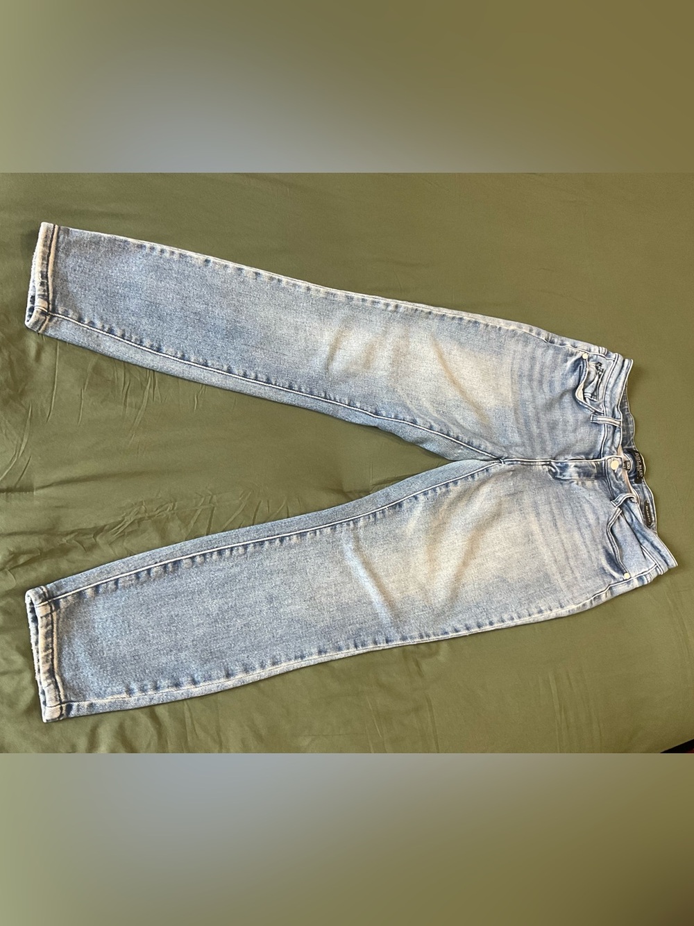 Judy Blue Relaxed Fit Straight Leg Jeans Blue Waist 11/30